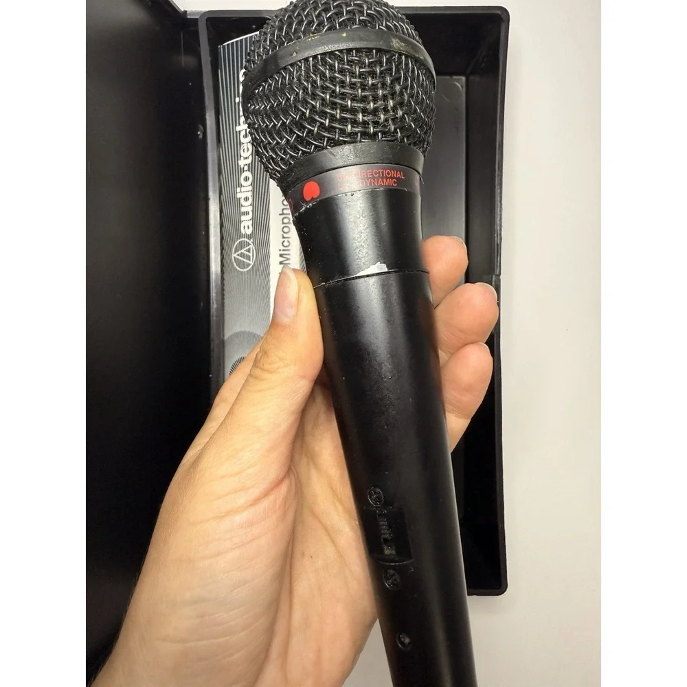 🎤 Audio-Technica 450D Dynamic Vocal‎ Microphone – With Case & Manual – Untested